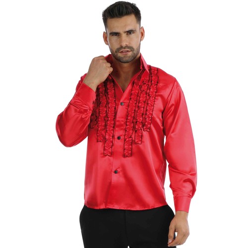 Schlagerhemd rot retro - retro, hemd