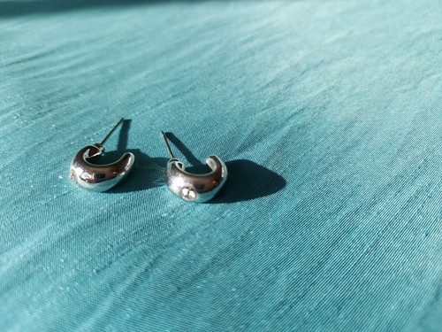 Ohrringe strass creolen mini - strass,