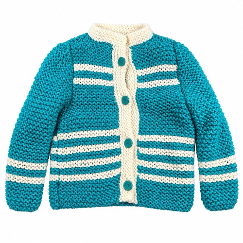 Handgestrickte strickjacke - handgestrickte,