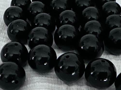 Schwarze kunststoffperlen xxl - kunststoffperlen,